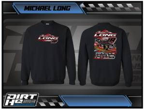 Michael Long Black Crew Neck (Shipping 4/14)
