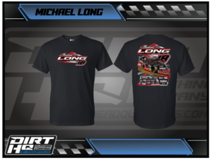 Michael Long Black Tee (Shipping 4/14)