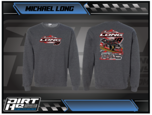 Michael Long Gray Crew Neck (Shipping 4/14)