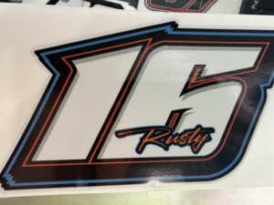 Rusty 16 Decal