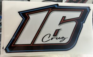 16 Cruz Decal