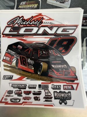 Michael long art Decal