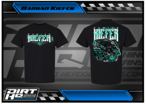 Damian Kiefer Black Tee (Shipping 06/10/26)