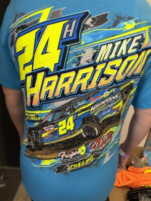 Mike Harrison 24H Neon Blue Tee